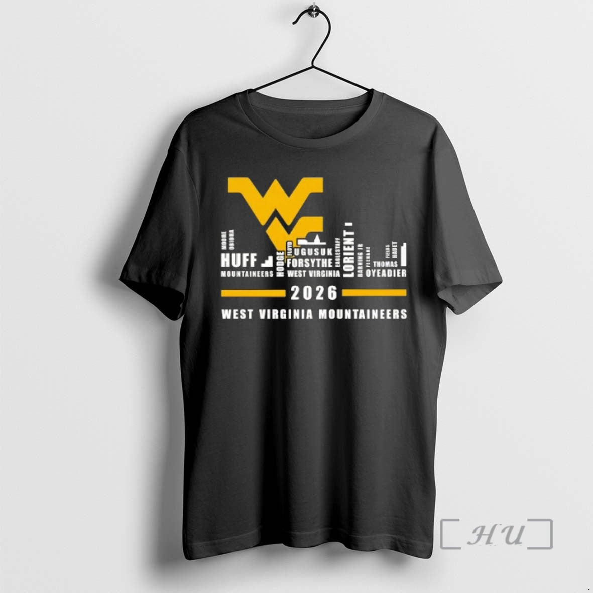 Officials 2026 West Virginia Mountaineers All Names City Skyline