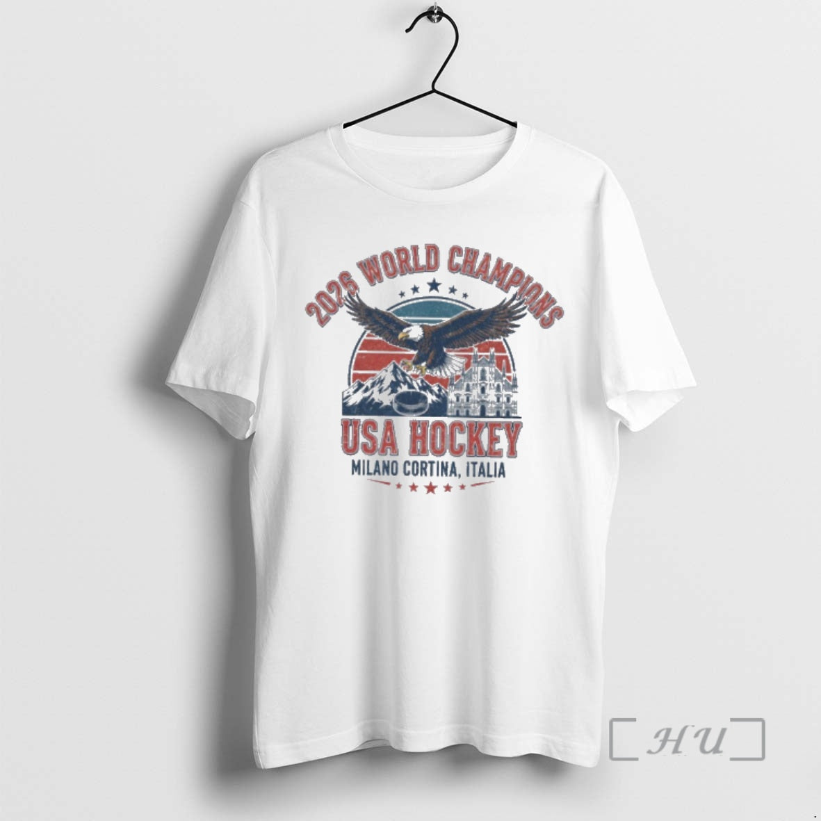 Officials 2026 World Champions Usa Hockey Milano Cortina Italy Vintage