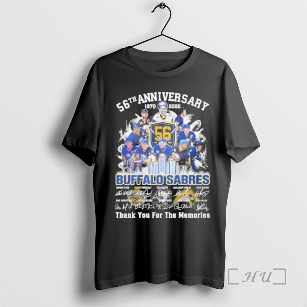 Officials 56th Anniversary 1970 2026 Buffalo Sabres Team Signatures