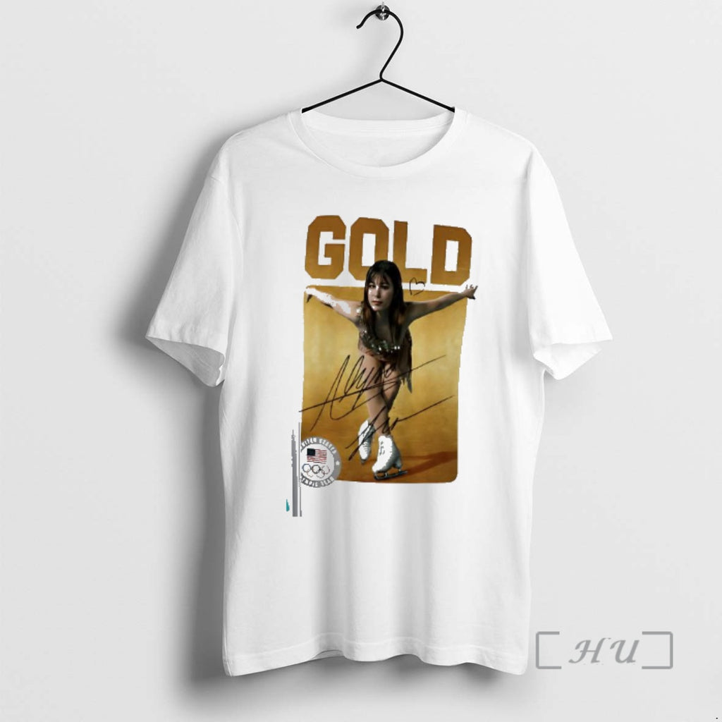 Officials Alysa Liu 2026 Olympic Gold Womens Figure Skating Champion Signature Premium T Shirts Sweater