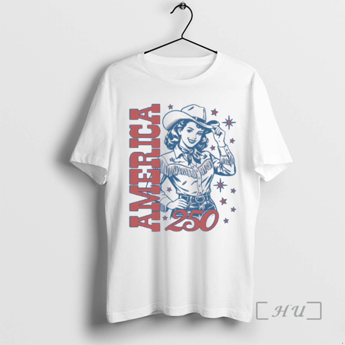 Officials America 250 Western Girl Vintage