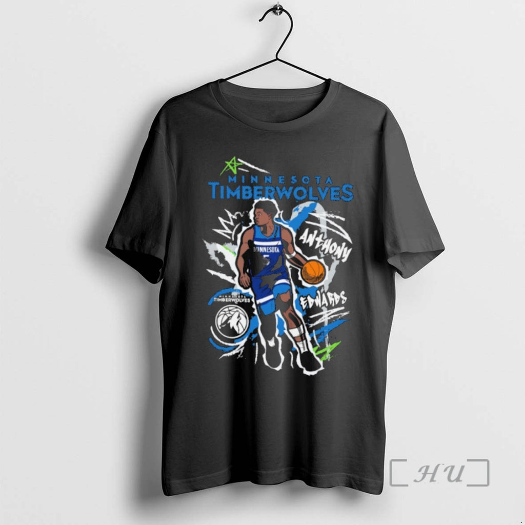 Officials Anthony Edwards Minnesota Timberwolves Nba Chalked Up Player