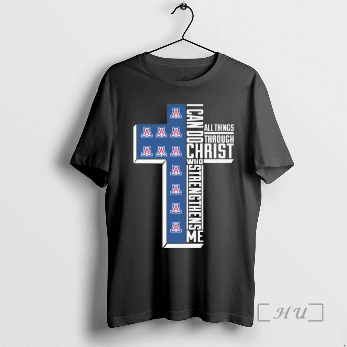 Officials Arizona Wildcats Logo I Can Do All Things Through Christ Premium T Shirts Sweater