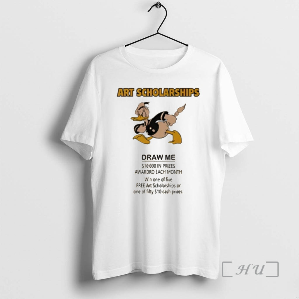 Officials Art Scholarships Draw Me Vintage Cartoon Duck
