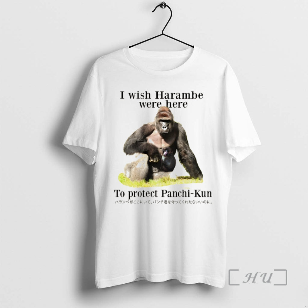 Officials Bigfoot I Wish Harambe Were Here To Protect Panchi Kun Premium T Shirts Sweater
