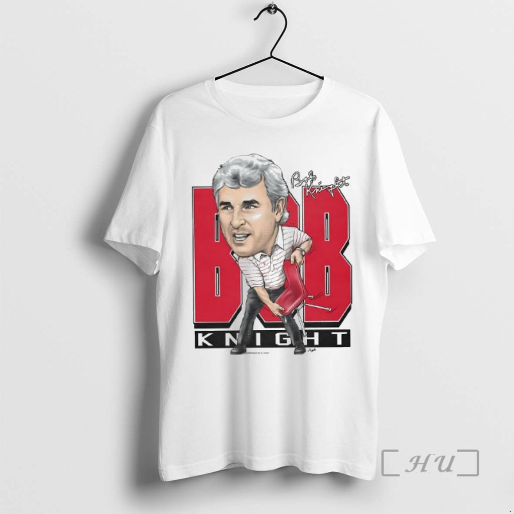 Officials Bob Knight Chair Throw Caricature Signature Woman
