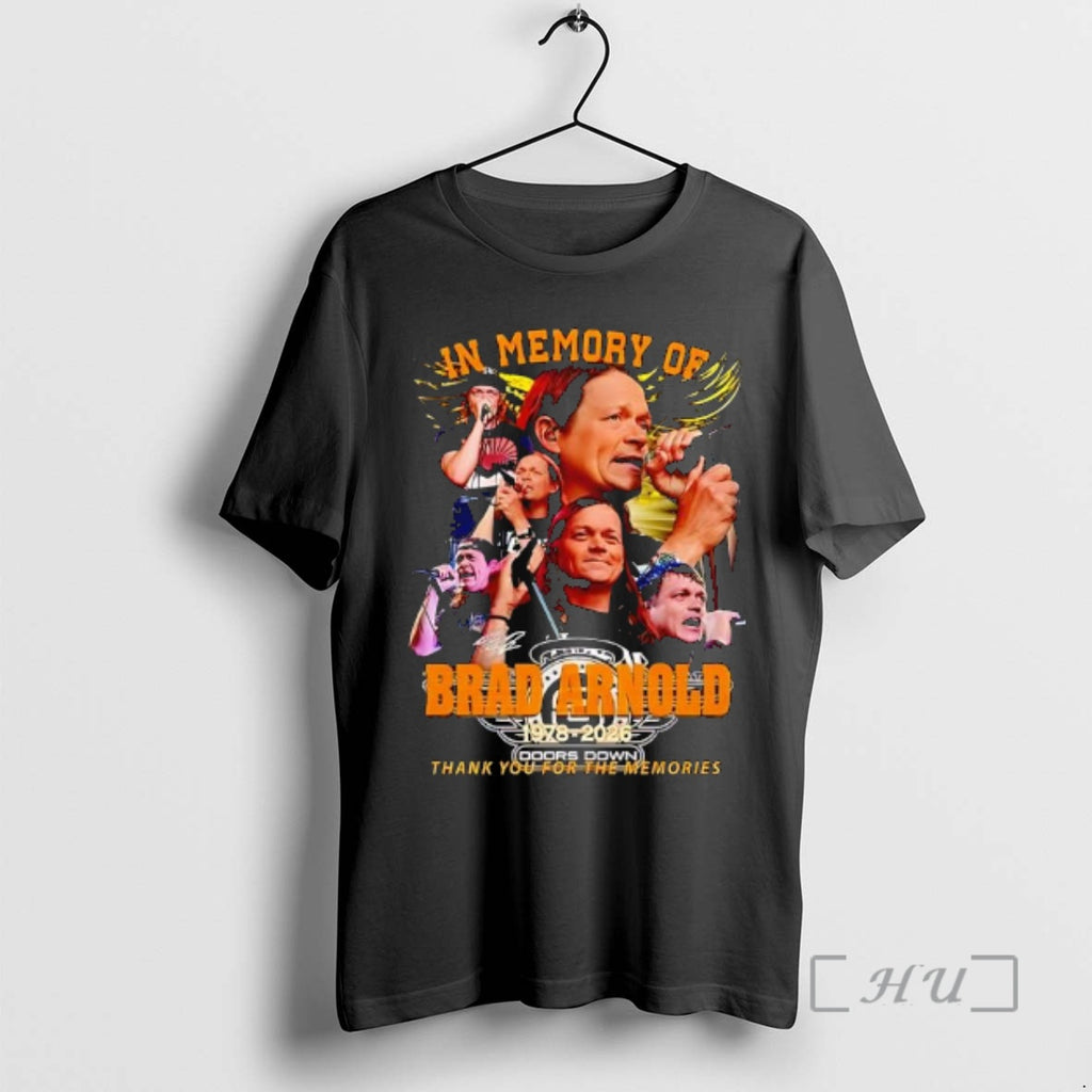 Officials Brad Arnold In The Memories Thnak You 1928 2026 Signature Premium T Shirts Sweater