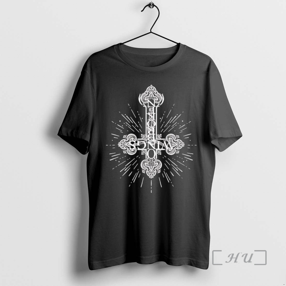 Officials Broken Wings Inverted Cross Gothic Ornamental