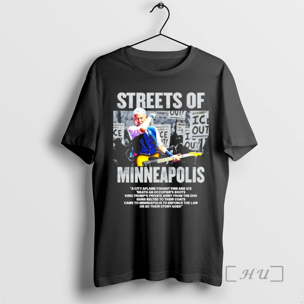 Officials Bruce Springsteen Streets Of Minneapolis Trashes King Trump