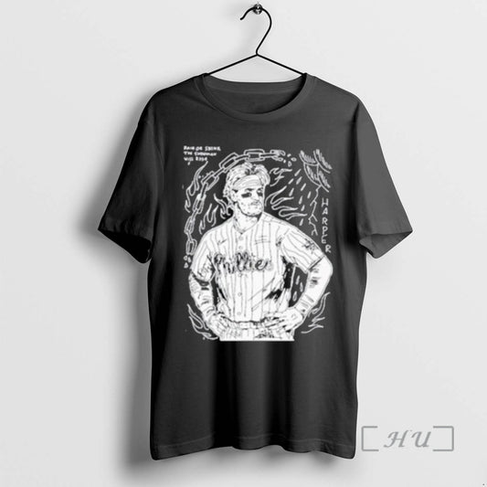 Officials Bryce Harper Rain Or Shine The Showman Will Rise Tour 2026 Premium T Shirts