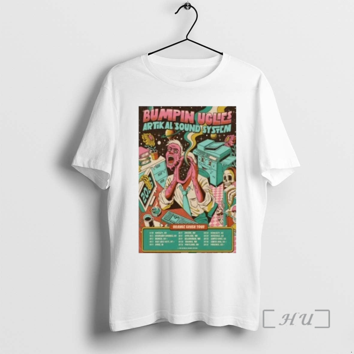 Officials Bumpin Uglies With Artikal Sound System Orange Crush Tour 2026 Premium T Shirts Sweater