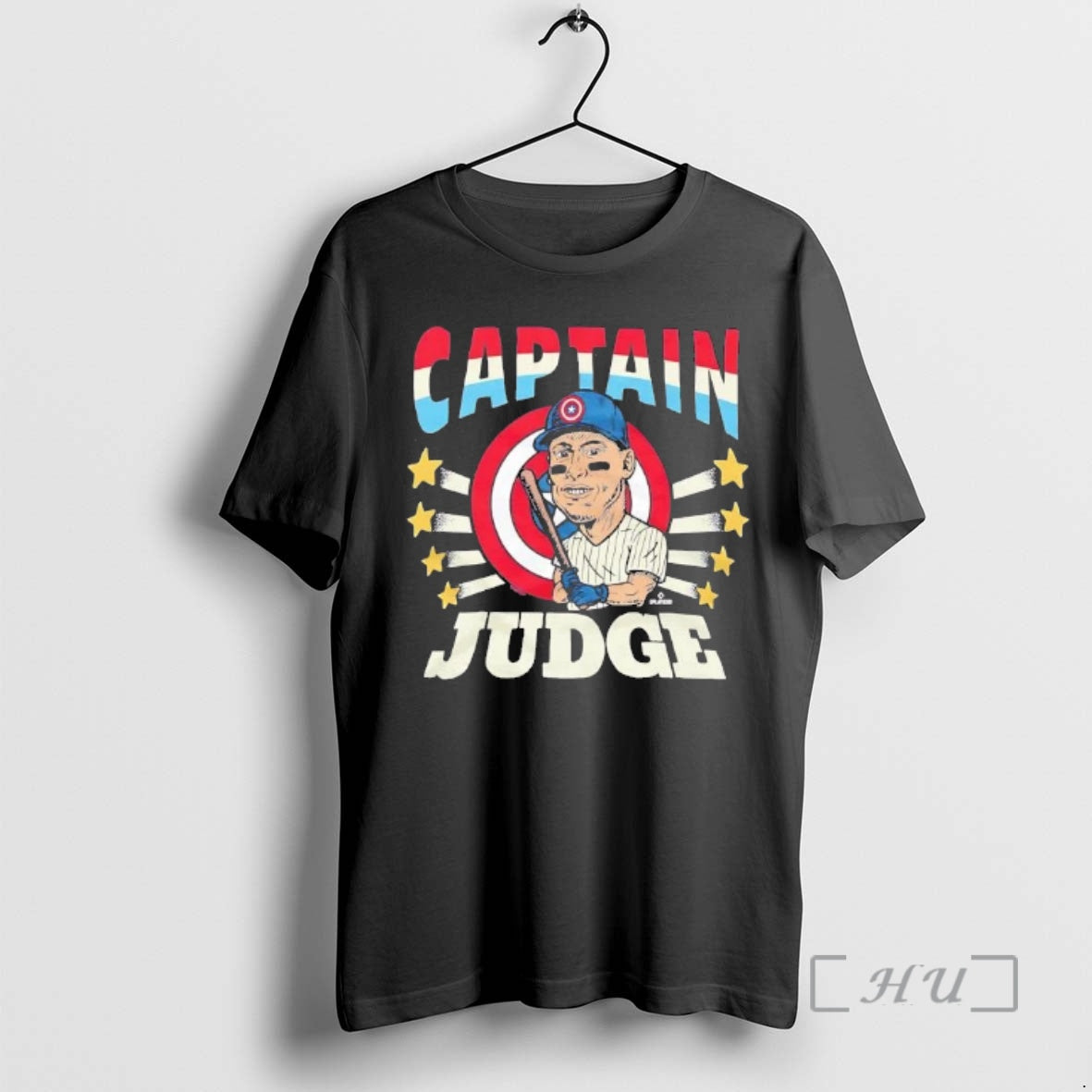 Officials Captain America Aaron Judge Caricature Yankees