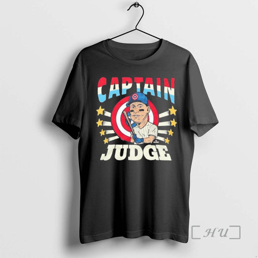 Officials Captain America Aaron Judge Caricature Yankees