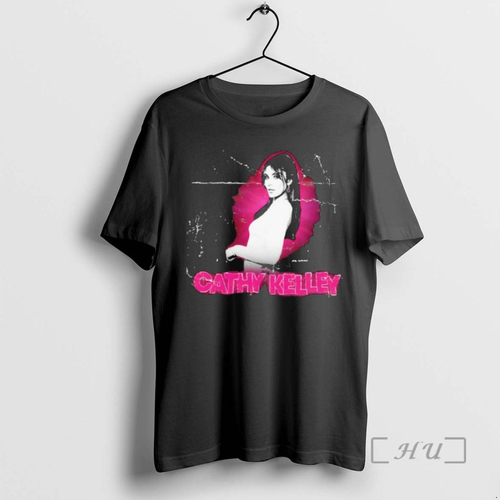 Officials Cathy Kelley Pink Glow Black And White Portrait