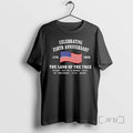 Officials Celebrating 250th Anniversary The Land Of The Free Tee