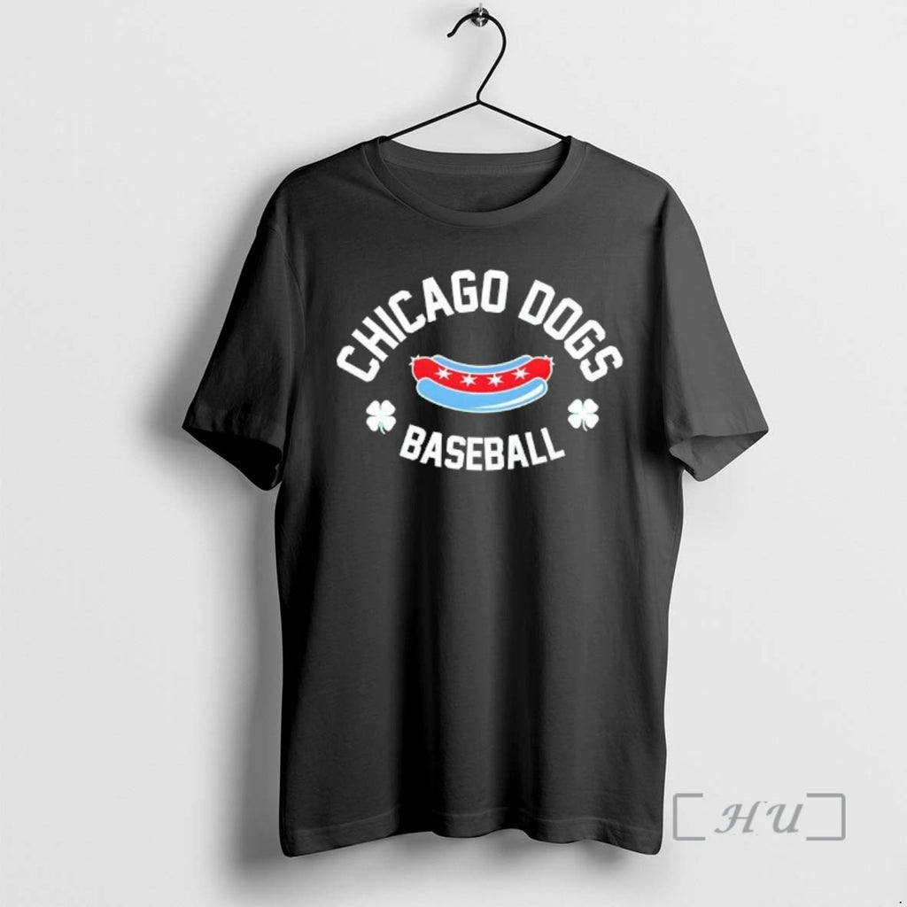 Officials Chicago Dogs Baseball Hot Dog Flag
