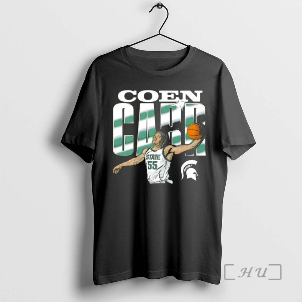 Officials Coen Carr Michigan State Spartans Illustrated Forest Green