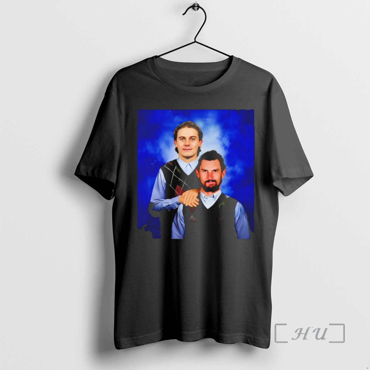 Officials Connor Hellebuyck And Jack Hughes Step Brothers Usa Hockey Vintage Premium T Shirts Sweater
