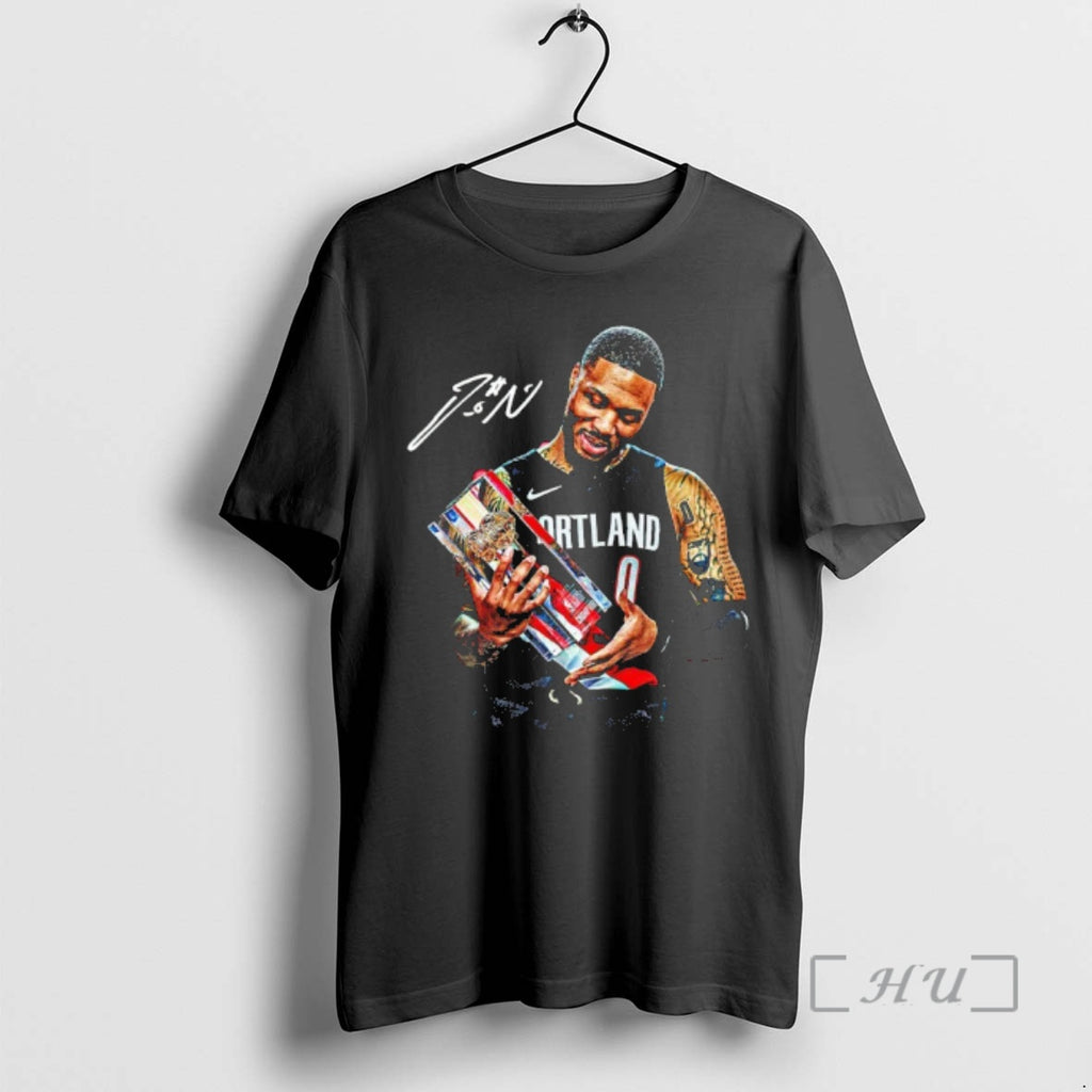 Officials Damian Lillard Portland Trail Blazers 3 Point Champ Signature