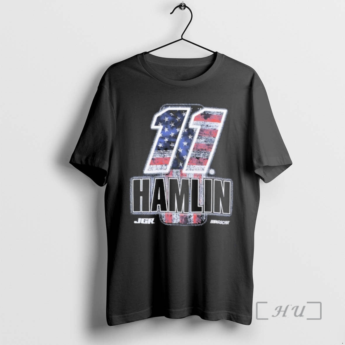 Officials Denny Hamlin 11 Patriotic Number American Flag Vintage
