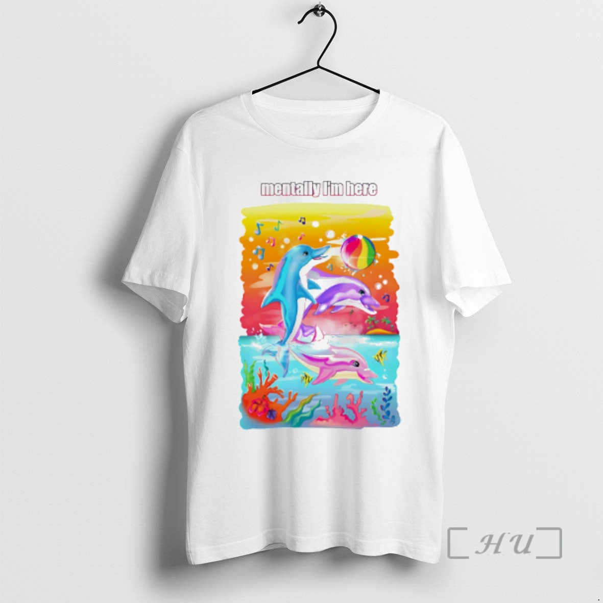 Officials Dolphin Mentally Im Here Rainbow