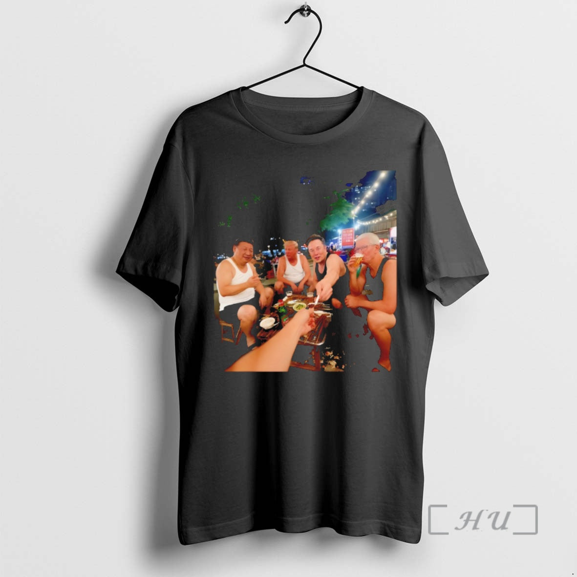 Officials Donald Trump Tim Cook Elon Musk Xi Jinping The Boys Meme Premium T Shirts