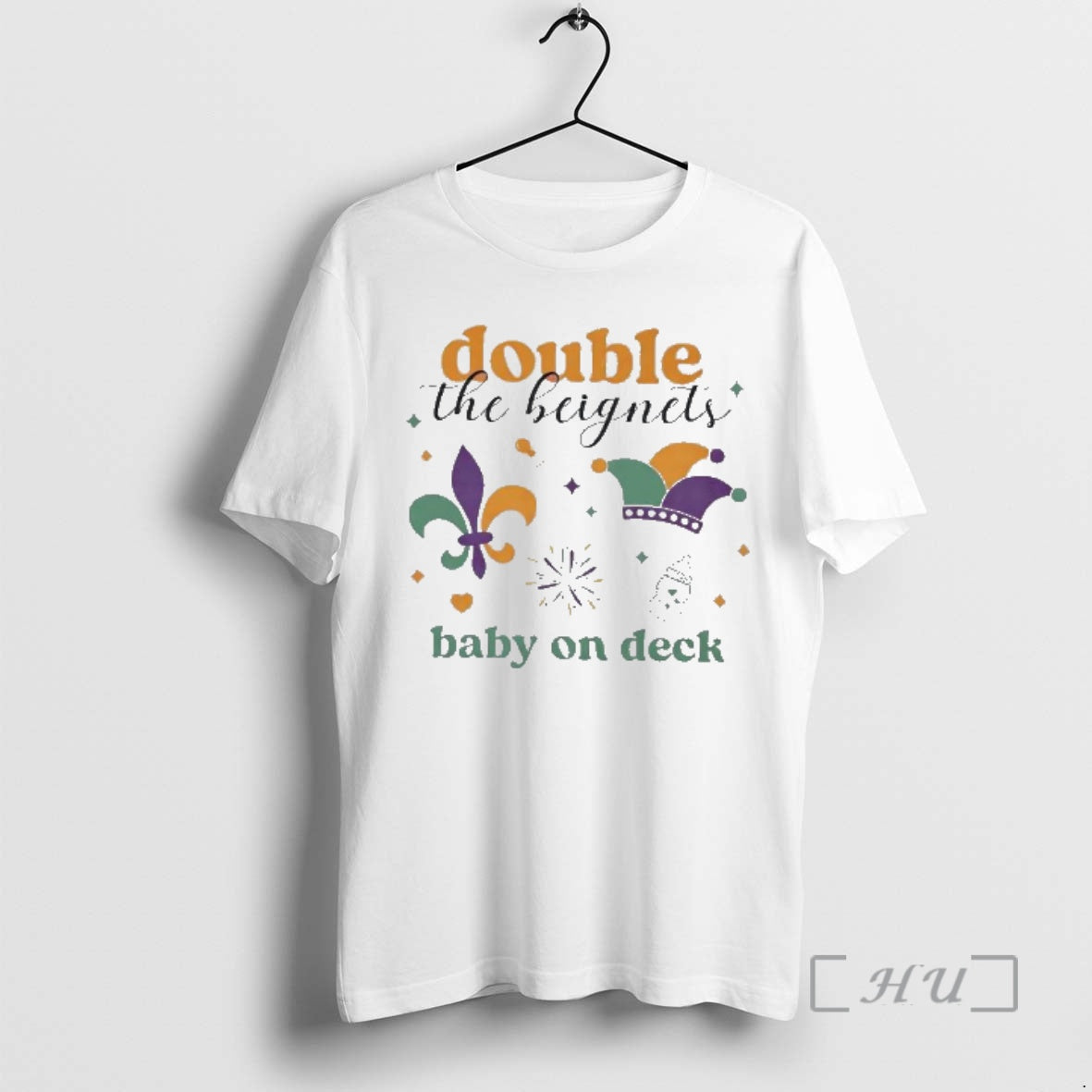 Officials Double The Beignets Baby On Deck Mardi Gras New Orleans Premium T Shirts Sweater
