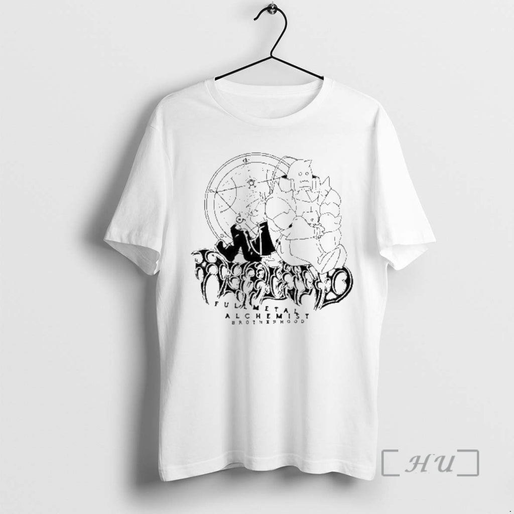 Officials Edward Elric And Alphonse Elric Fullmetal Alchemist Brotherhood Line Art Premium T Shirts Sweater