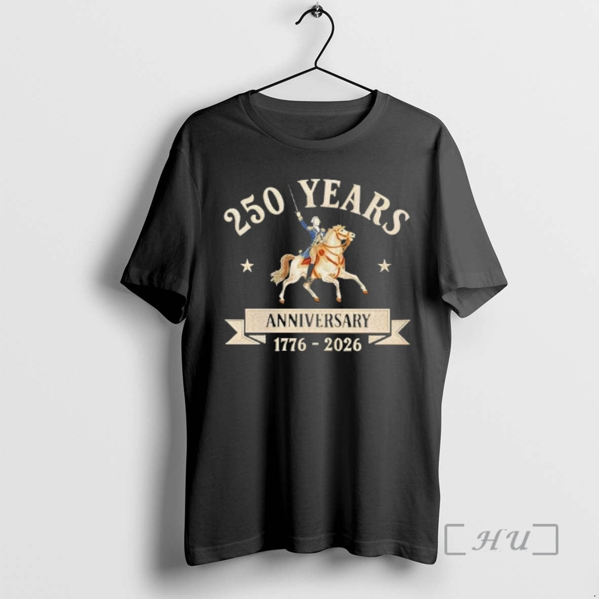 Officials Embroidered American Semiquincentennial 250th Anniversary 250 Years 1776 2026 Patriotic Pride Premium T Shirts