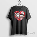Officials Franken Love Frankensteins Monster And Bride Of Frankenstein Valentines Day Premium T Shirts Sweater