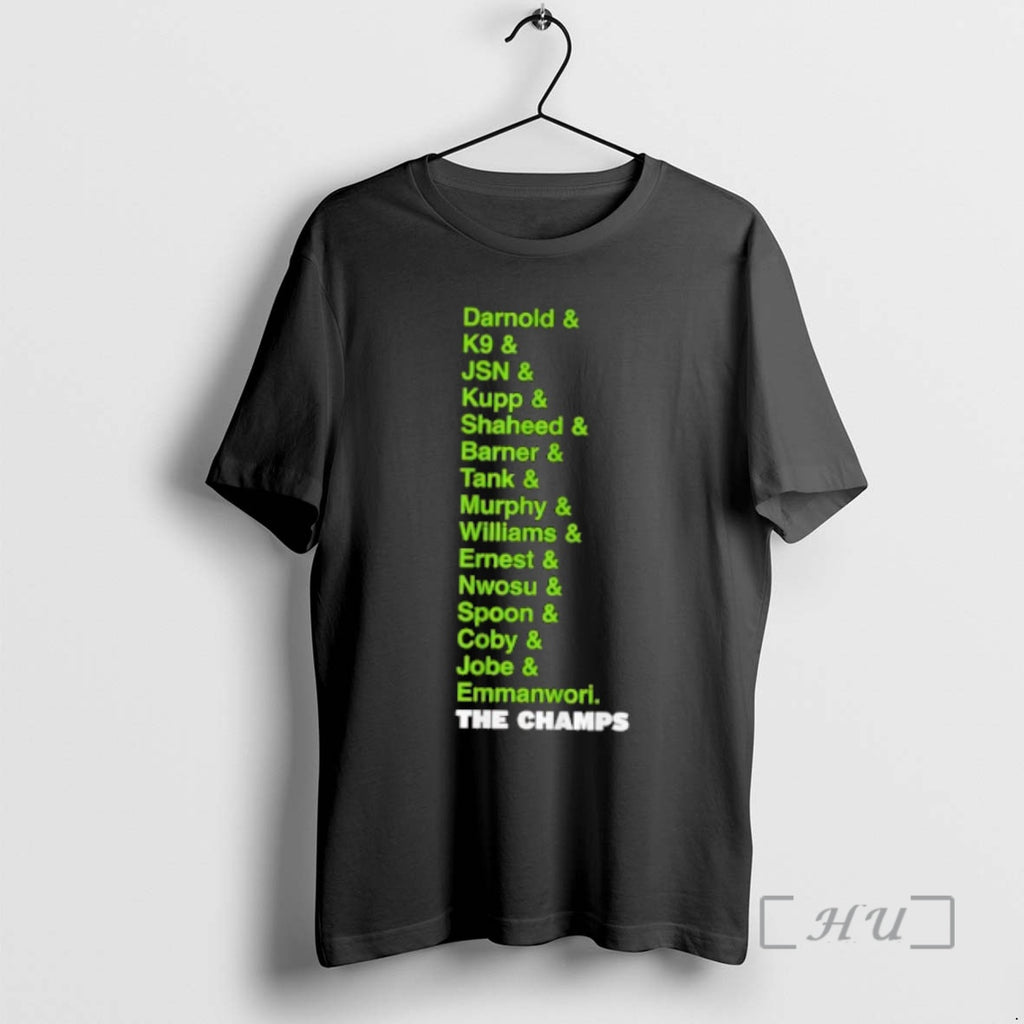 Officials Funny Darnold K9 Jsn Kupp Shaheed List Of Football Player Names Premium T Shirts