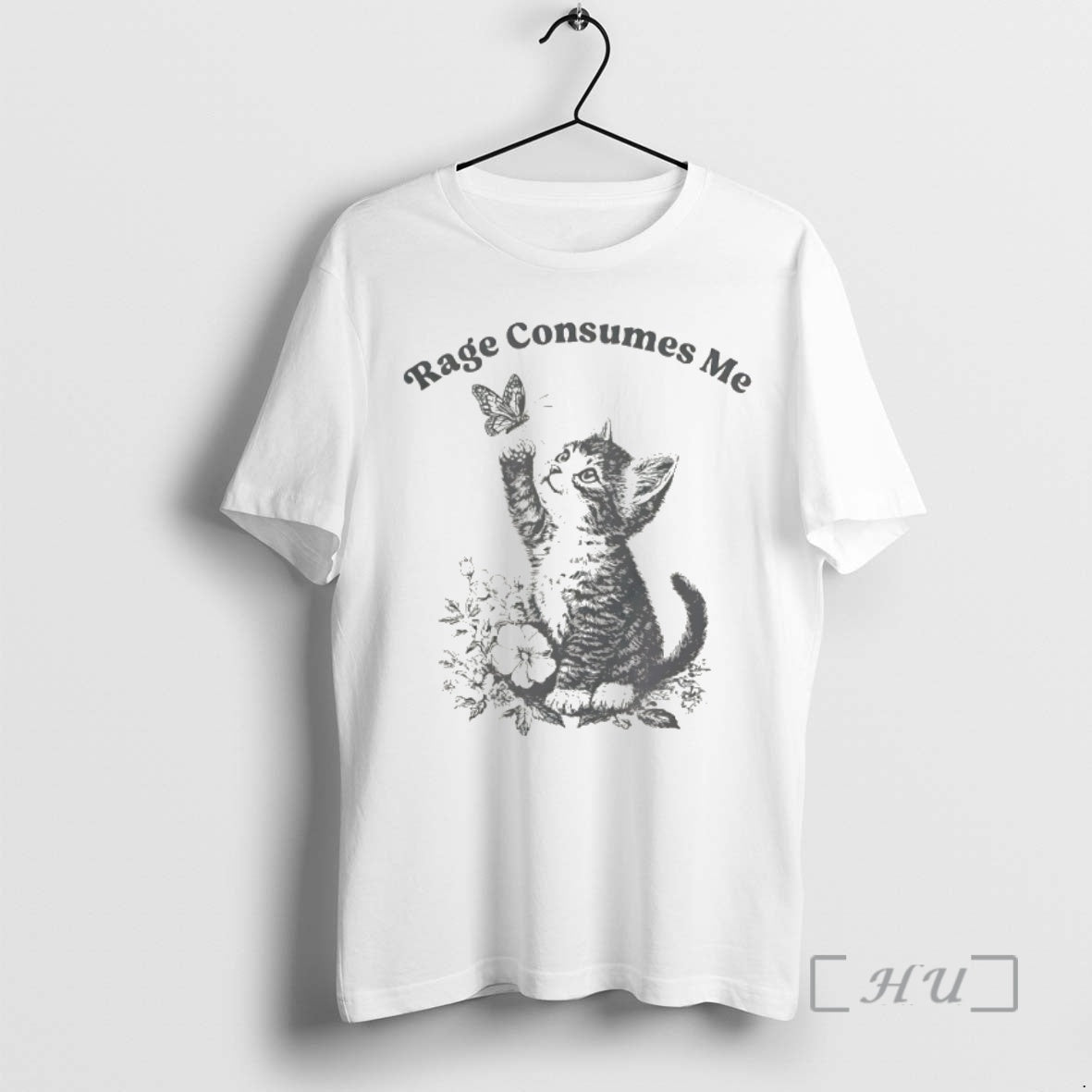 Officials Funny Sarcastic Kitten Rage Consumes Me Vintage