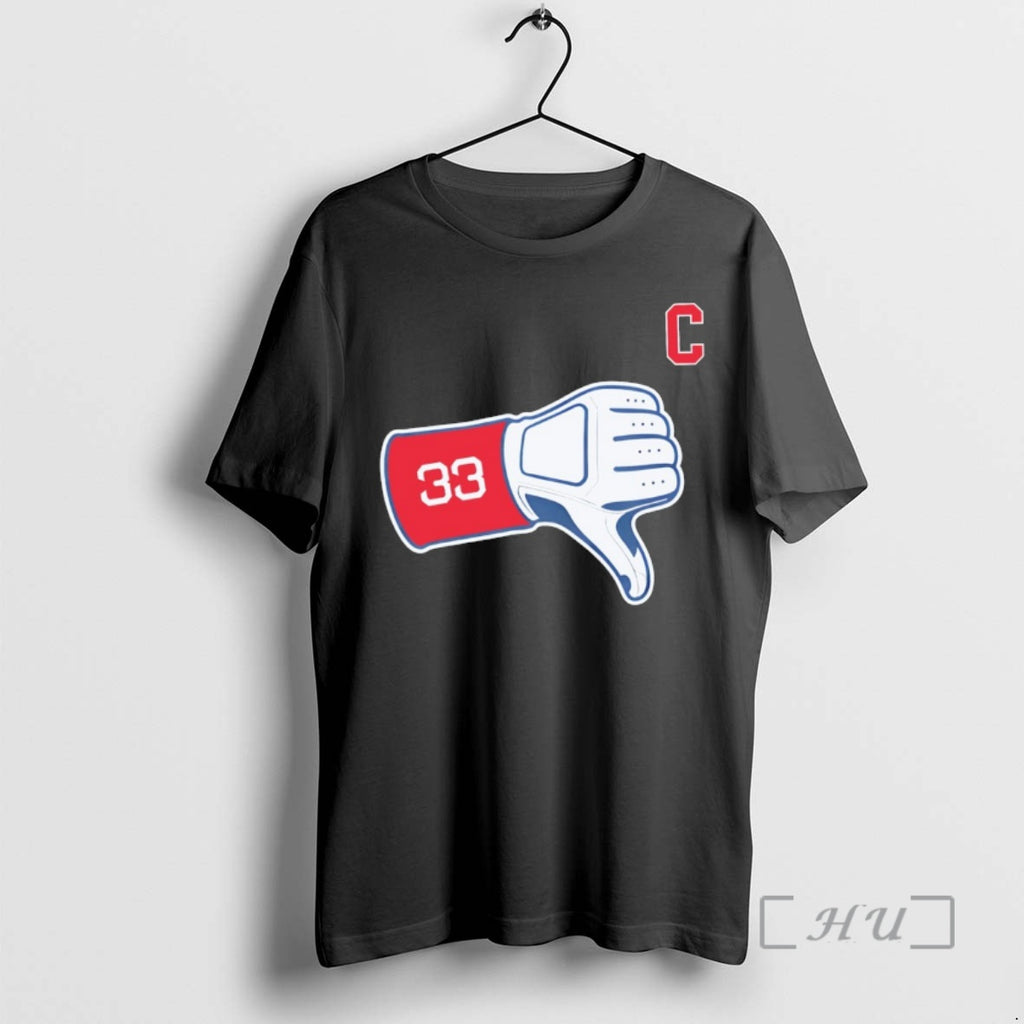 Officials Glove Thumbs Down Hunter Gaddis Cleveland Guardians Baseball Mlb 2026 Premium T Shirts Sweater