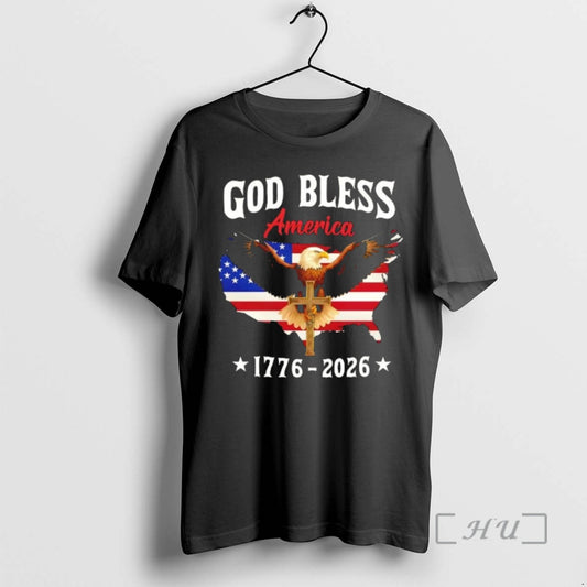 Officials God Bless America Eagle Cross 1776 2026 Us Flag