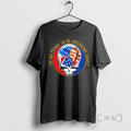 Officials Grateful Dead Stealie Jack Hughes Hockey American Hero