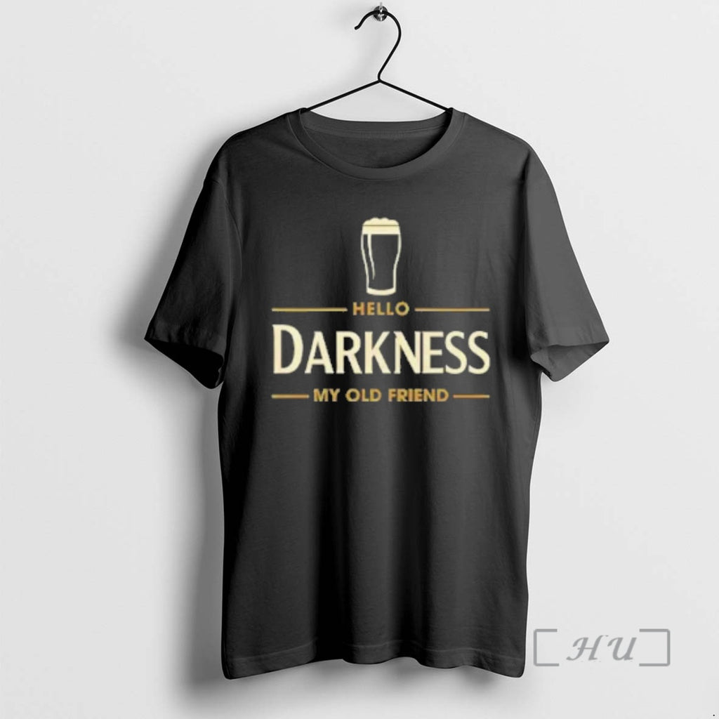 Officials Hello Darkness My Old Friend Irish Beer St Patricks Day Party Premium T Shirts