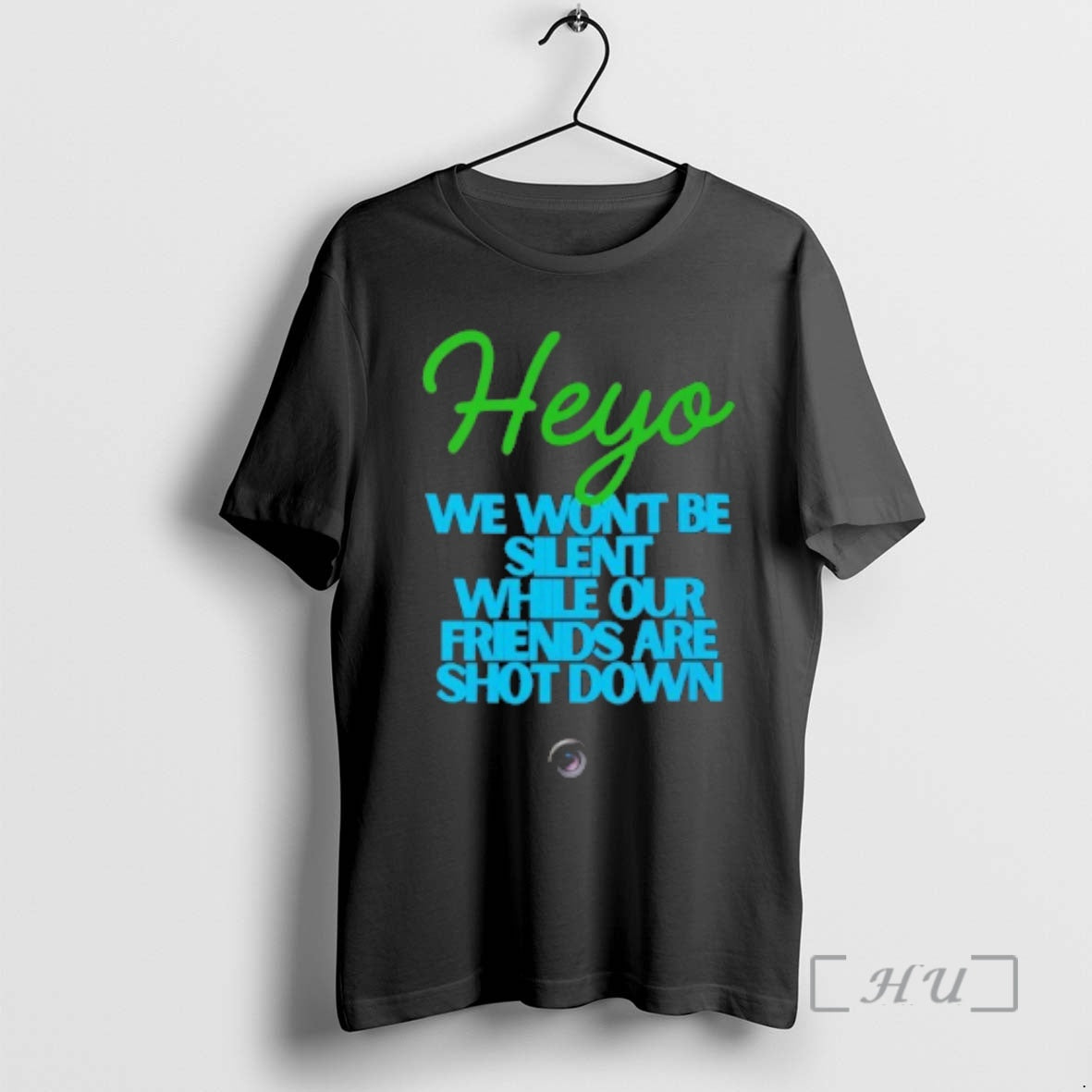 Officials Heyo We Wont Be Silent While Our Friends Are Shot Down Premium T Shirts
