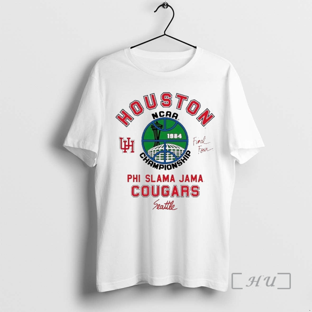 Officials Houston Cougars Ncaa Phi Slama Jama 1984 Final Four