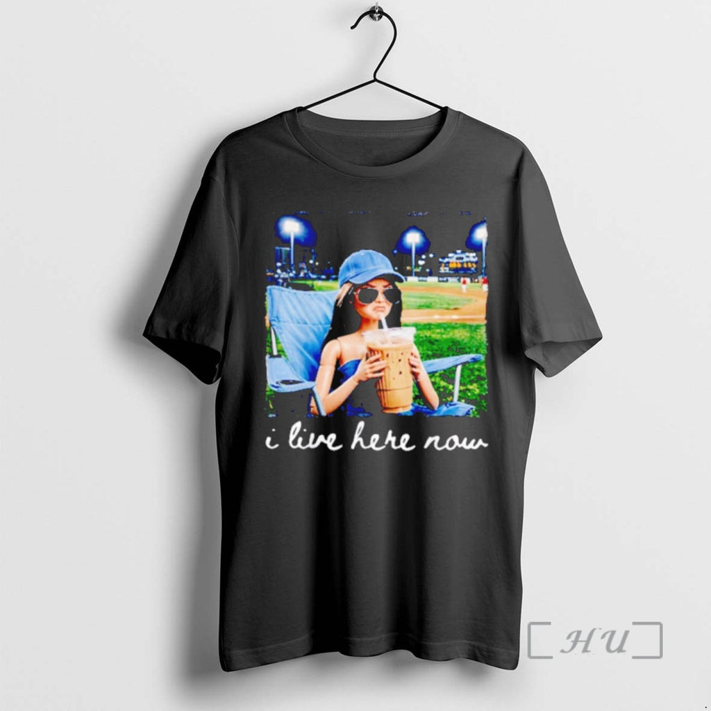 Officials I Live Here Now Funny Ballfield Baseball Girl Softball Meme Premium T Shirts Sweater