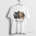 Officials I Love Cats A Message Ateba Gautier Full Violence Tour 2026 Premium T Shirts