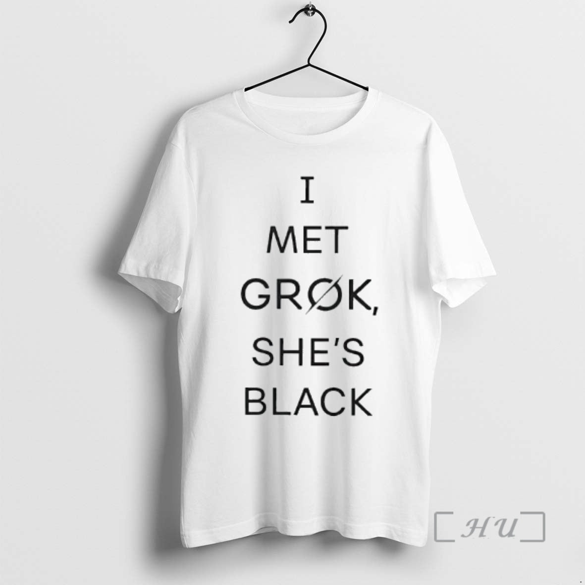 Officials I Met Grok Shes Black Text