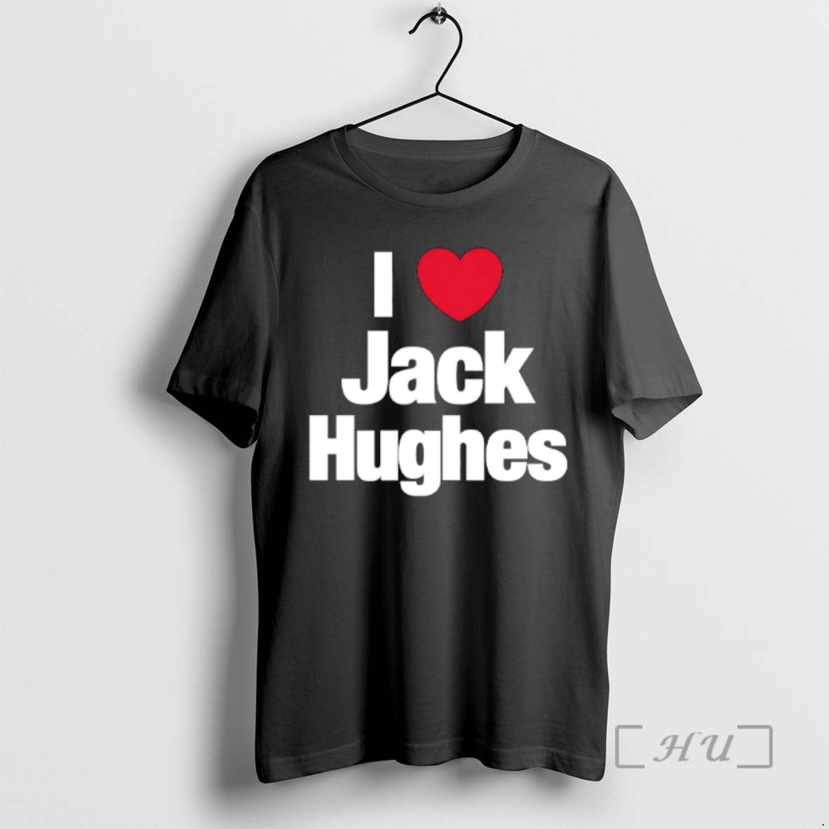 Officials I Love Jack Hughes New Jersey Devils Heart