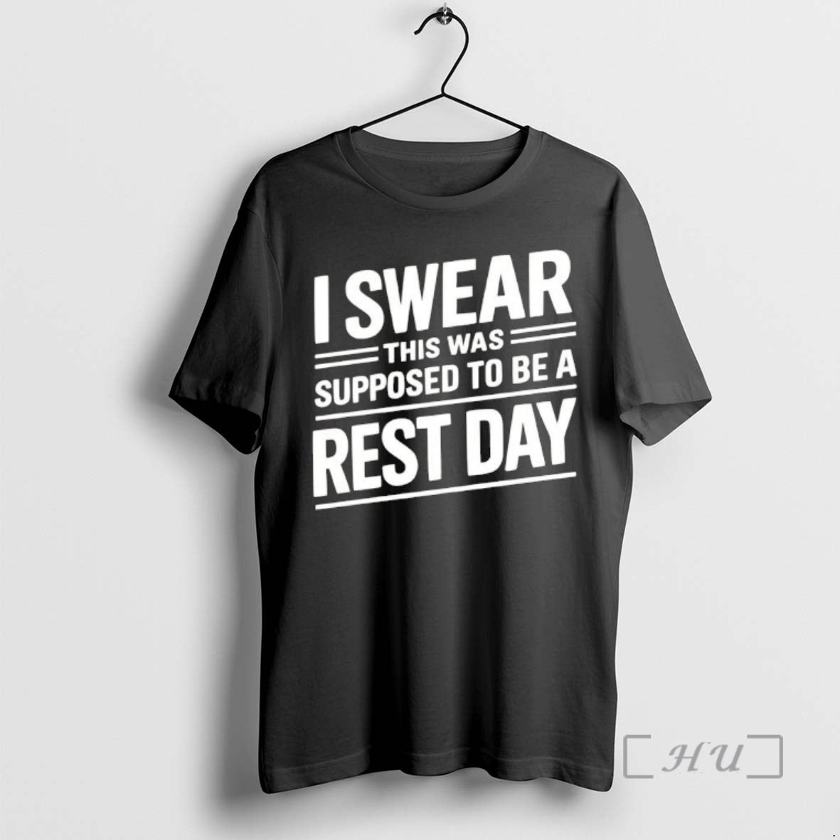 Officials I Swear This Was Supposed To Be A Rest Day Text Premium T Shirts