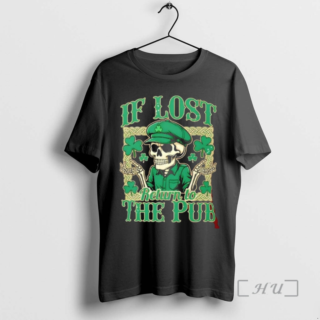 Officials If Lost Return To The Pub Irish Skull St
