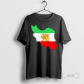 Officials Iran Map Lion And Sun Persian Heritage Logo