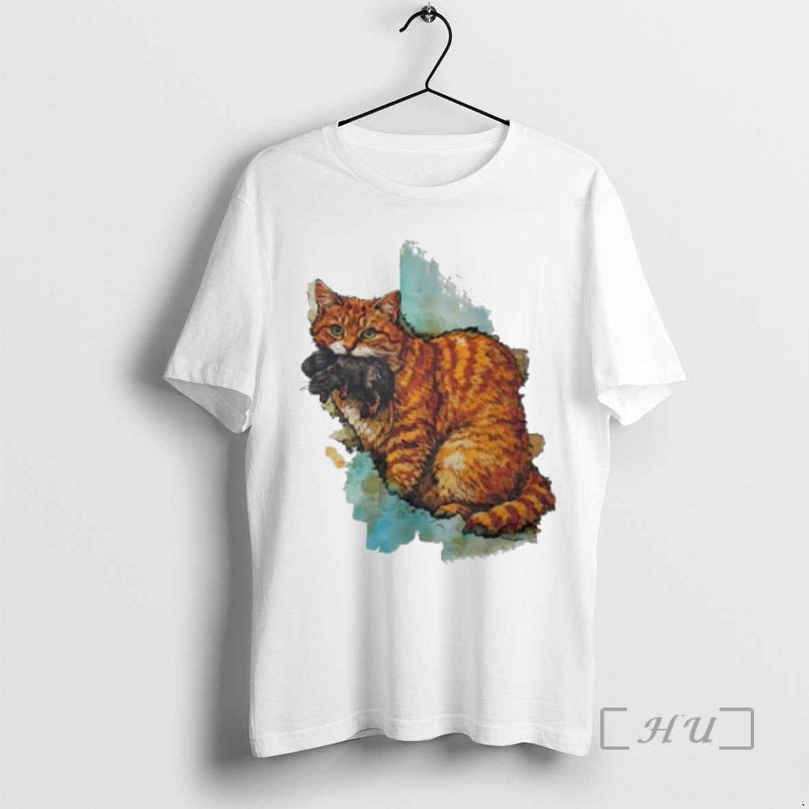 Officials Iran Map Orange Tabby Cat 1