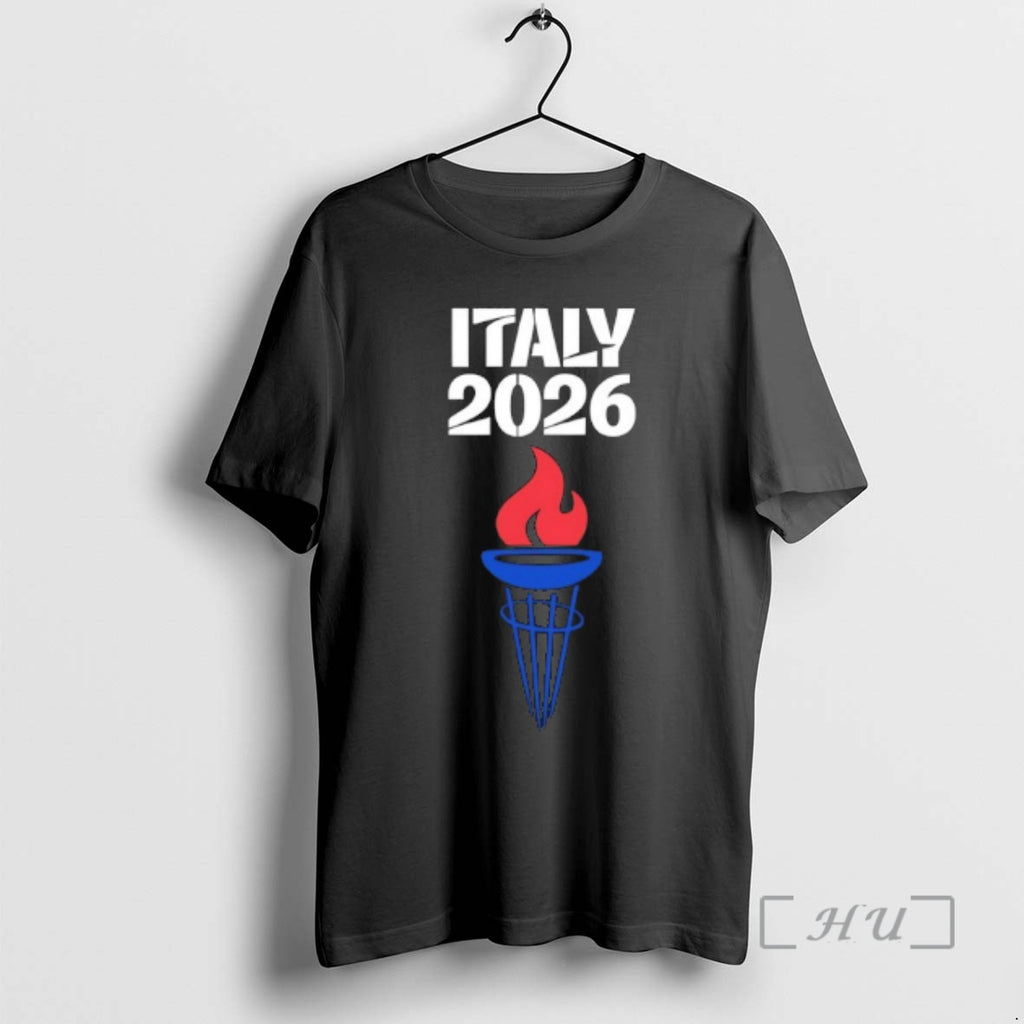 Officials Italy Olympic 2026 Torch Fire