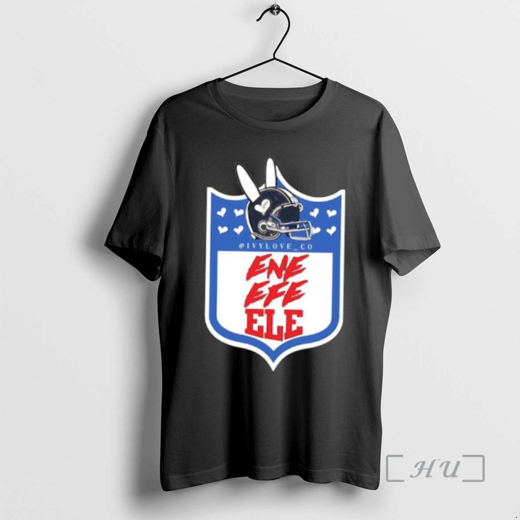 Officials Ivy Love Co Ene Efe Ele Football Helmet Bunny Ears Premium T Shirts Sweater