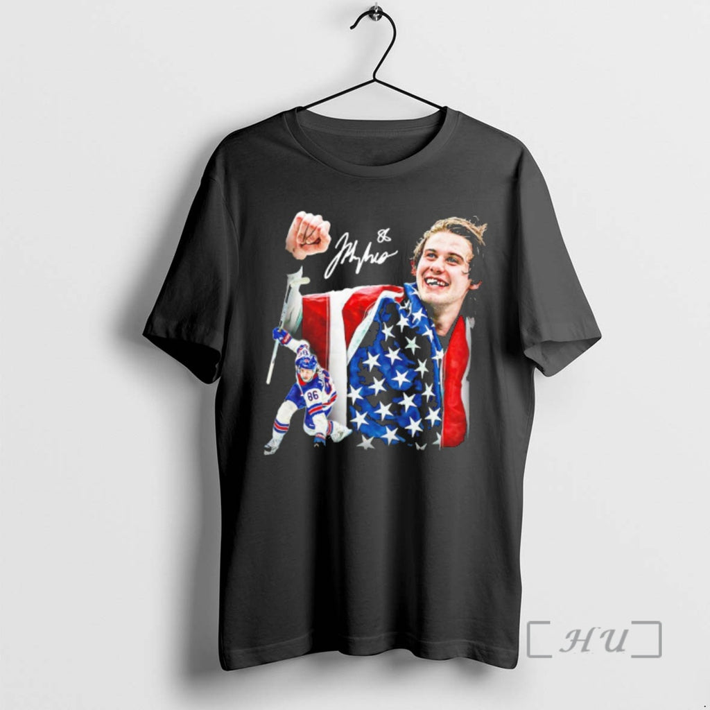 Officials Jack Hughes Hockey Team Usa Golden Goal Signature