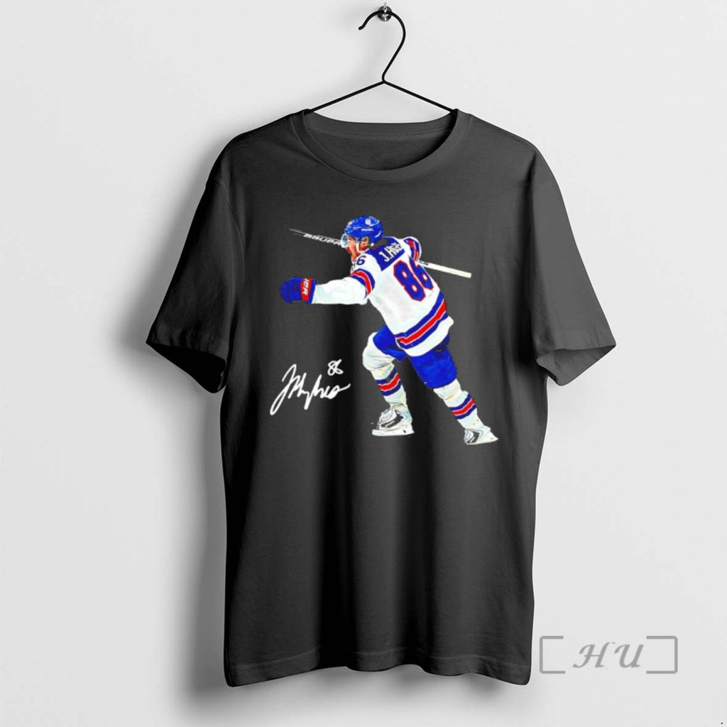 Officials Jack Hughes Overtime Signature